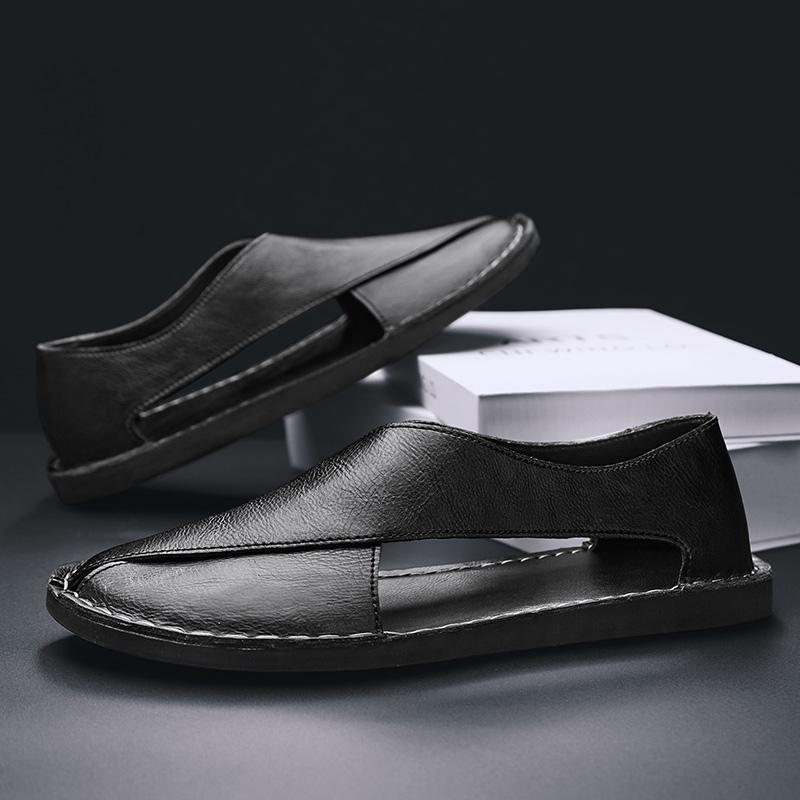 Leonard™ | Luxe Leren Sandaal
