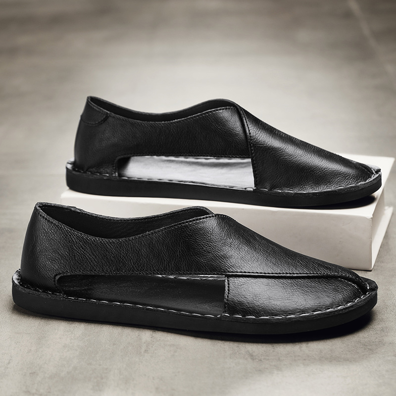 Leonard™ | Luxe Leren Sandaal