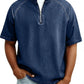 Paul™ | Vintage Henley-shirt met Rits