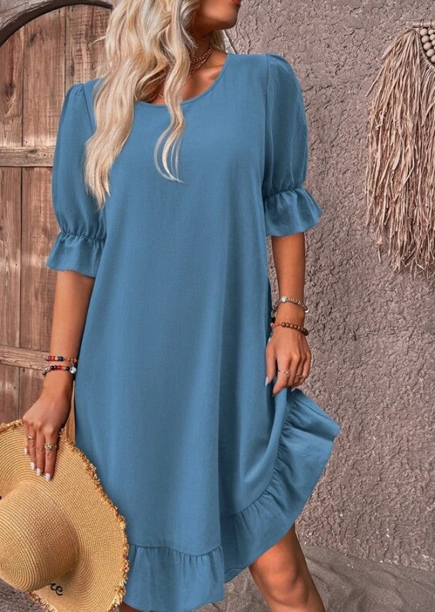 Yvonne™ | Luchtige Zomerjurk met buikbedekking