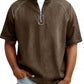 Paul™ | Vintage Henley-shirt met Rits