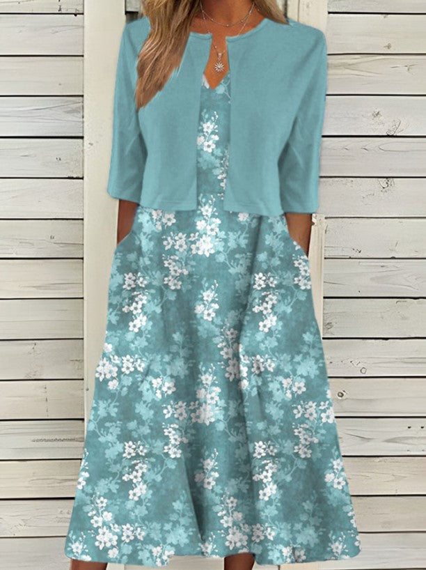 Candace™ | Elegante Bloemenjurk + GRATIS Zomervestje