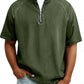 Paul™ | Vintage Henley-shirt met Rits