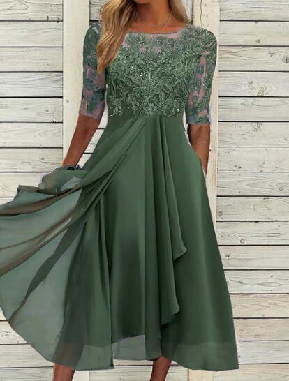 Alexia™ | Elegante kanten jurk