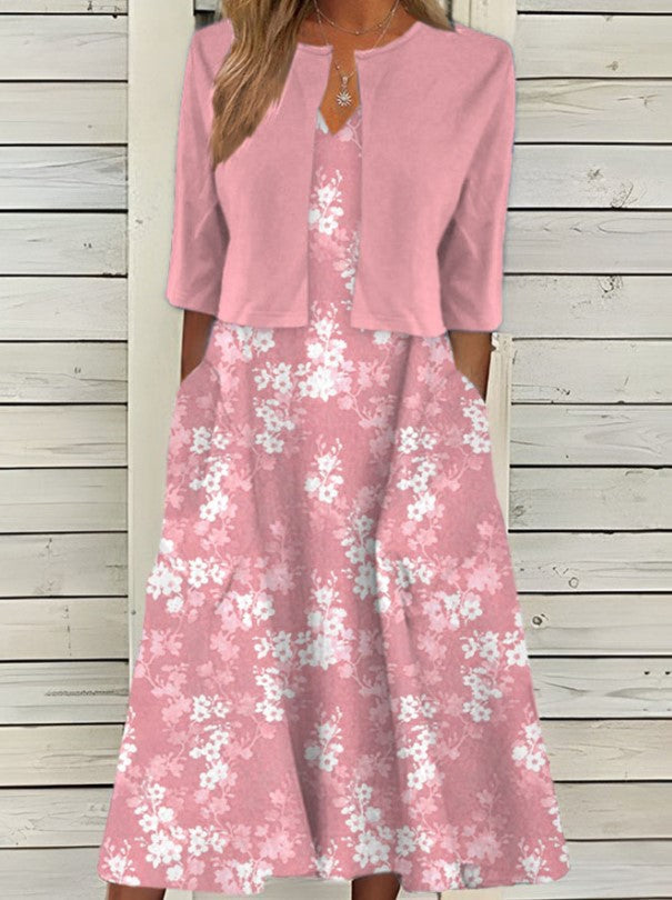 Candace™ | Elegante Bloemenjurk + GRATIS Zomervestje