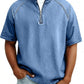 Paul™ | Vintage Henley-shirt met Rits