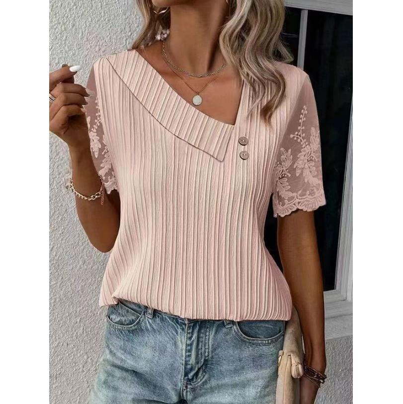 Heiko™ | Elegante Top met Kantdetails