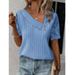 Heiko™ | Elegante Top met Kantdetails