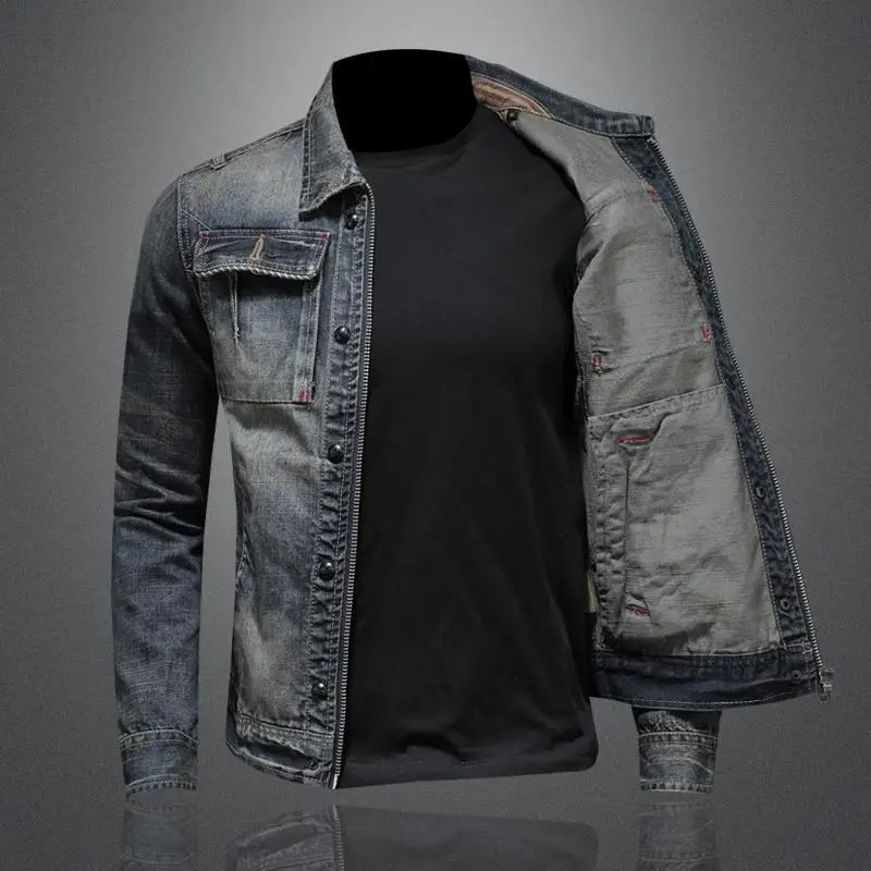 Carl™ | Retro Denim Jas