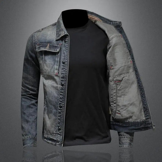 Carl™ | Retro Denim Jas