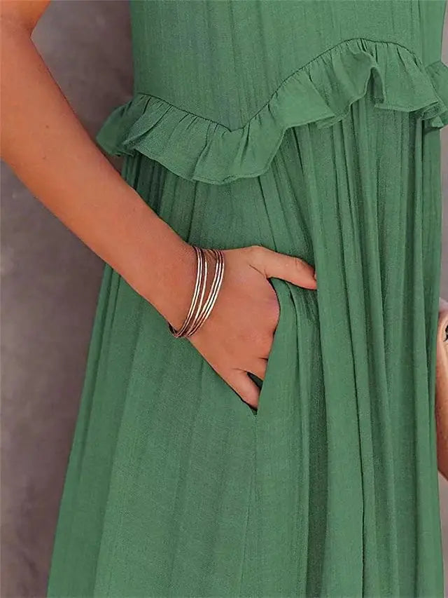 Amalia™ | Elegante Ruches Jurk