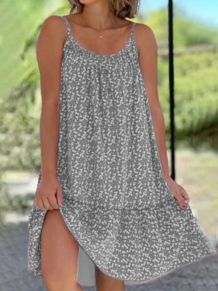 Femke™ | Bloemenprint Zomerjurk