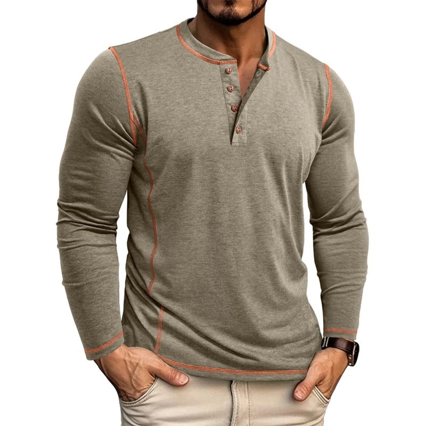 Marcel™ | Stijlvolle Heren Longsleeve