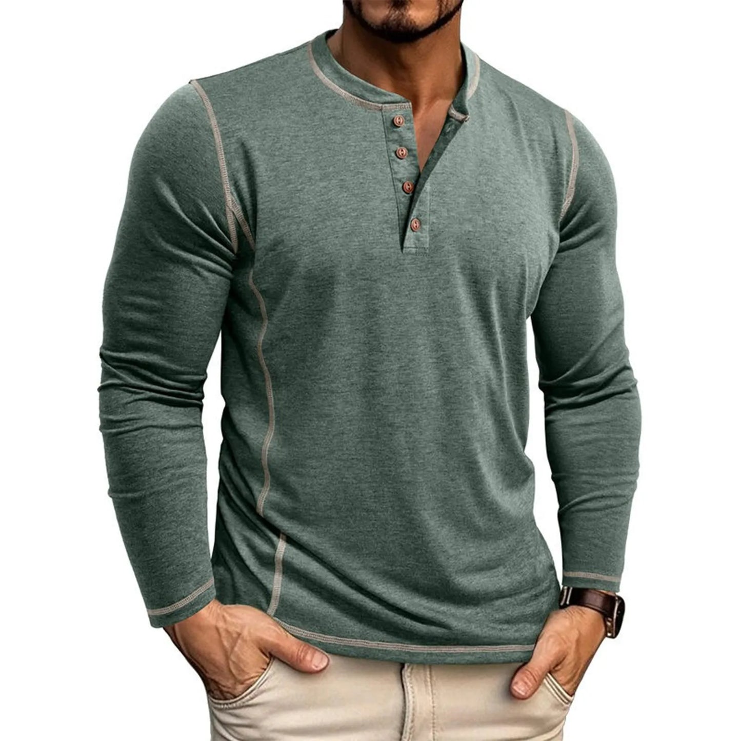 Marcel™ | Stijlvolle Heren Longsleeve
