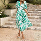 Samira™ | V-hals midi jurk