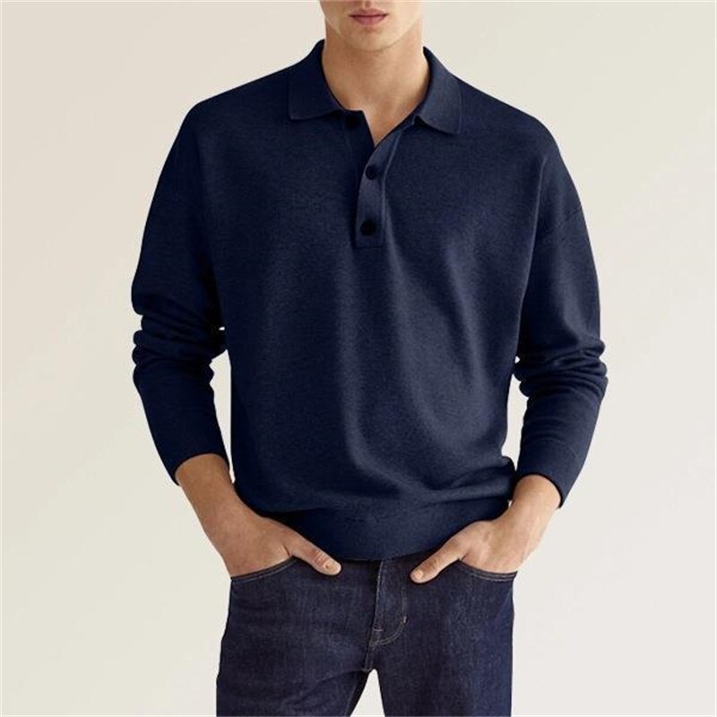 Leopold™ | Comfortabele Lange Mouwen Polo