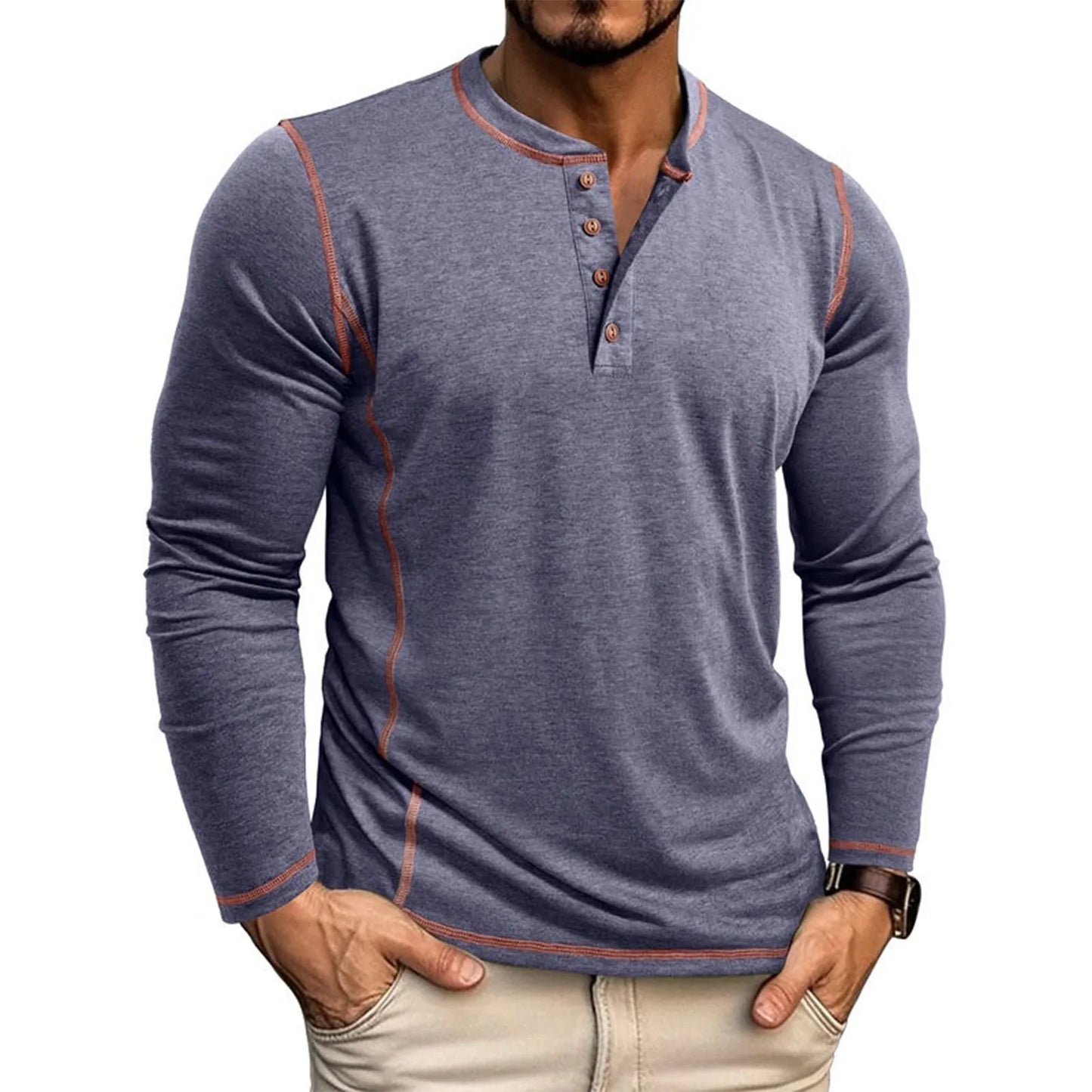 Marcel™ | Stijlvolle Heren Longsleeve