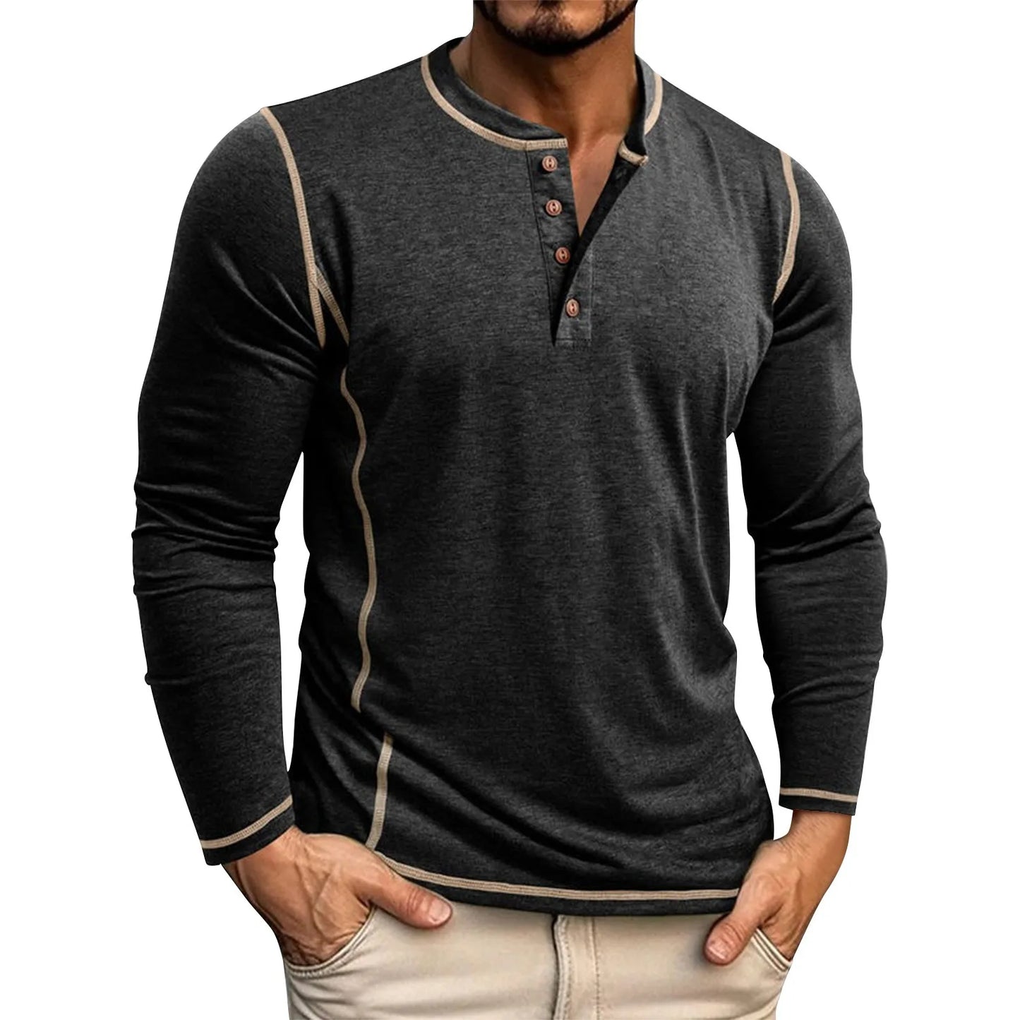 Marcel™ | Stijlvolle Heren Longsleeve