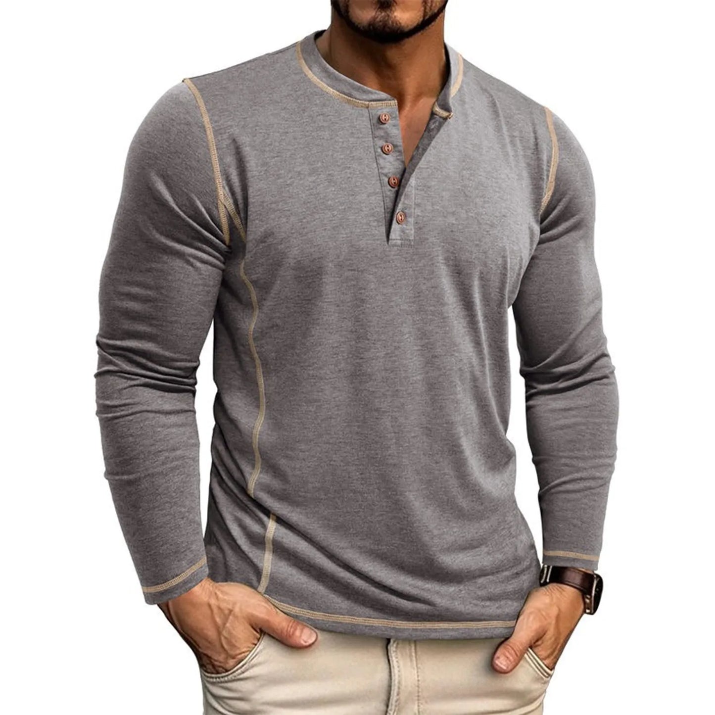 Marcel™ | Stijlvolle Heren Longsleeve