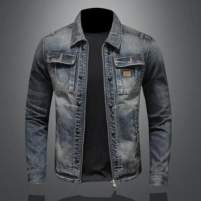 Carl™ | Retro Denim Jas