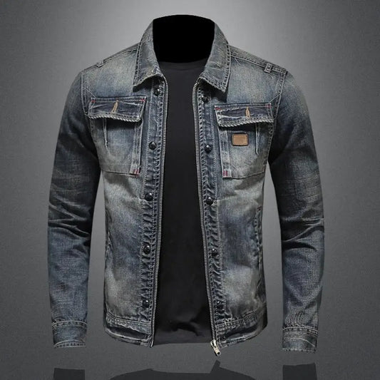Carl™ | Retro Denim Jas