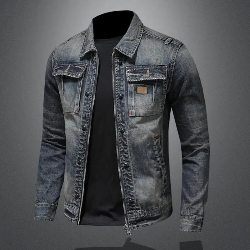 Carl™ | Retro Denim Jas