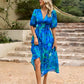 Samira™ | V-hals midi jurk