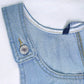 Roxy™ | Zomerse Denim Jurk met Korte Mouwen