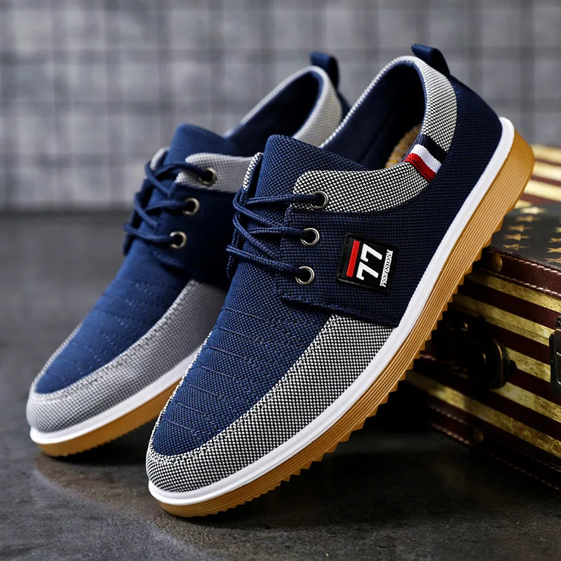 Lars™ | Luchtige Canvas Schoen voor Elke Dag