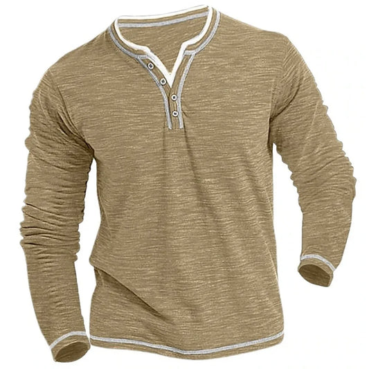 Dennis™ | Stijlvolle Longsleeve met V-hals