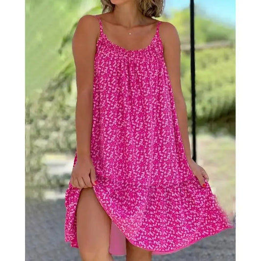 Femke™ | Bloemenprint Zomerjurk