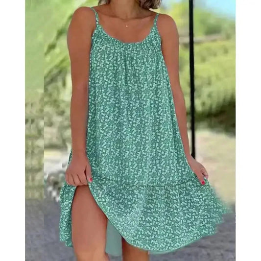 Femke™ | Bloemenprint Zomerjurk