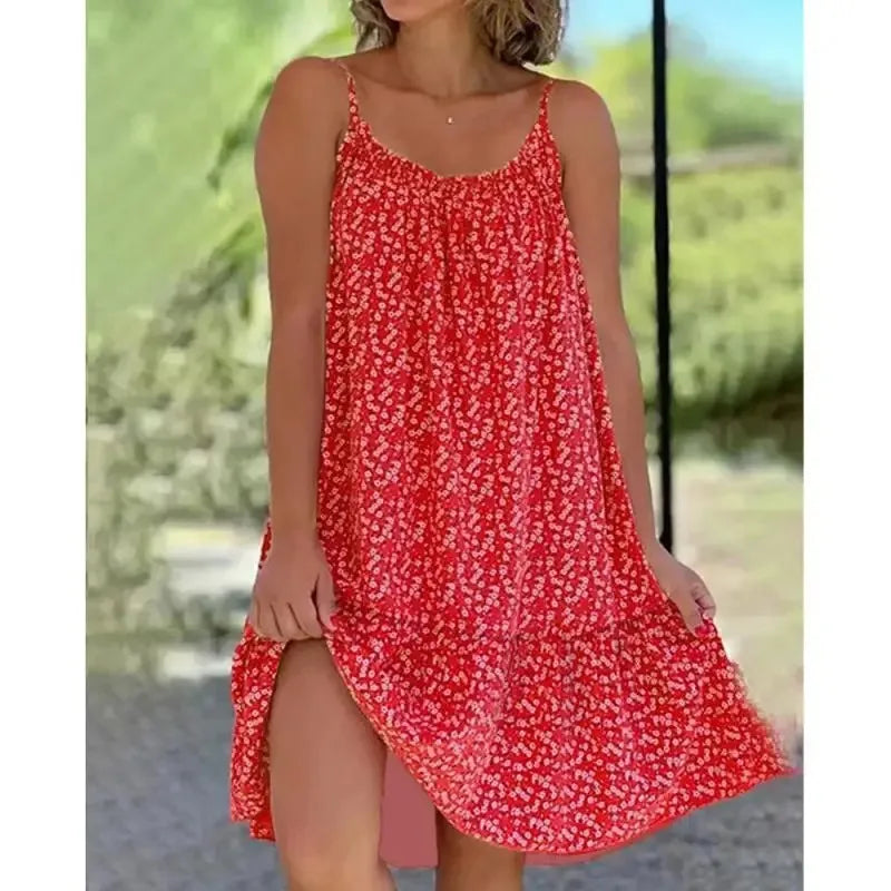 Femke™ | Bloemenprint Zomerjurk