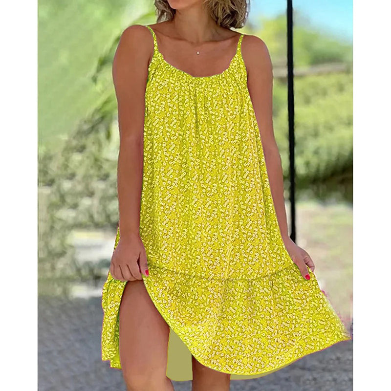 Femke™ | Bloemenprint Zomerjurk