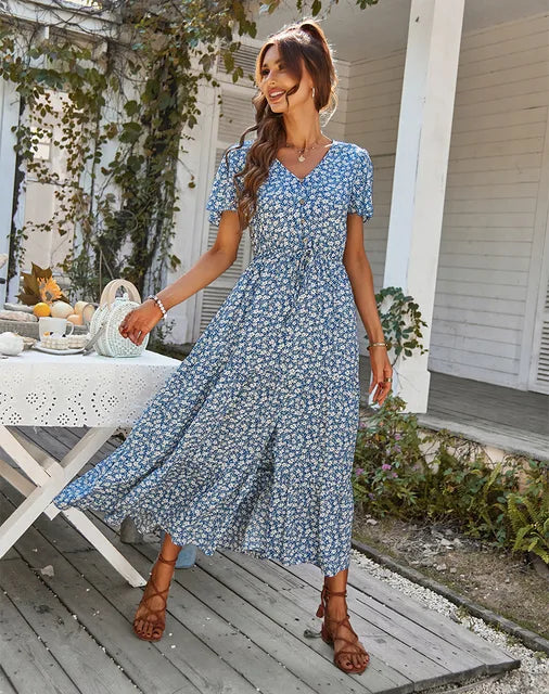 Anna™ | Vintage Bloemenjurk