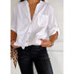 Melina™ | Casual top met knopen en pailletten
