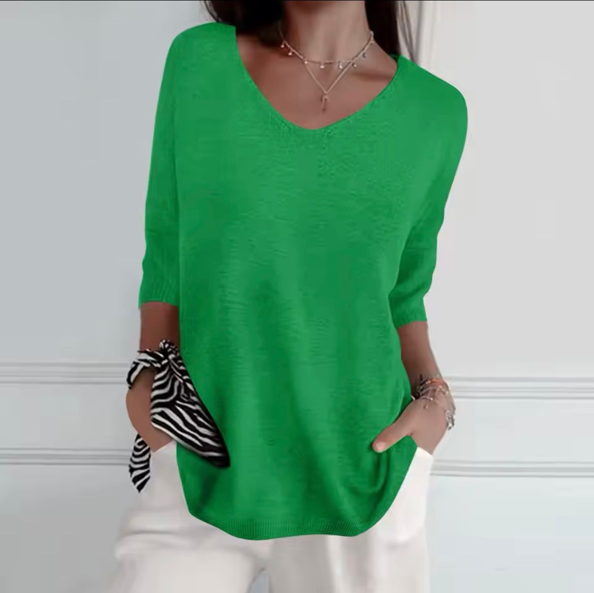 Gerda™ | Zomerse V-Hals Top