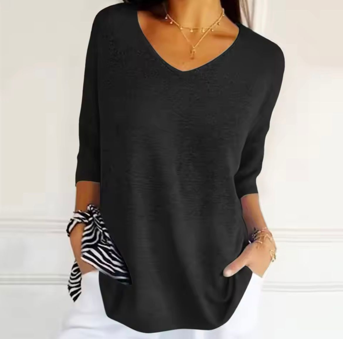 Gerda™ | Zomerse V-Hals Top