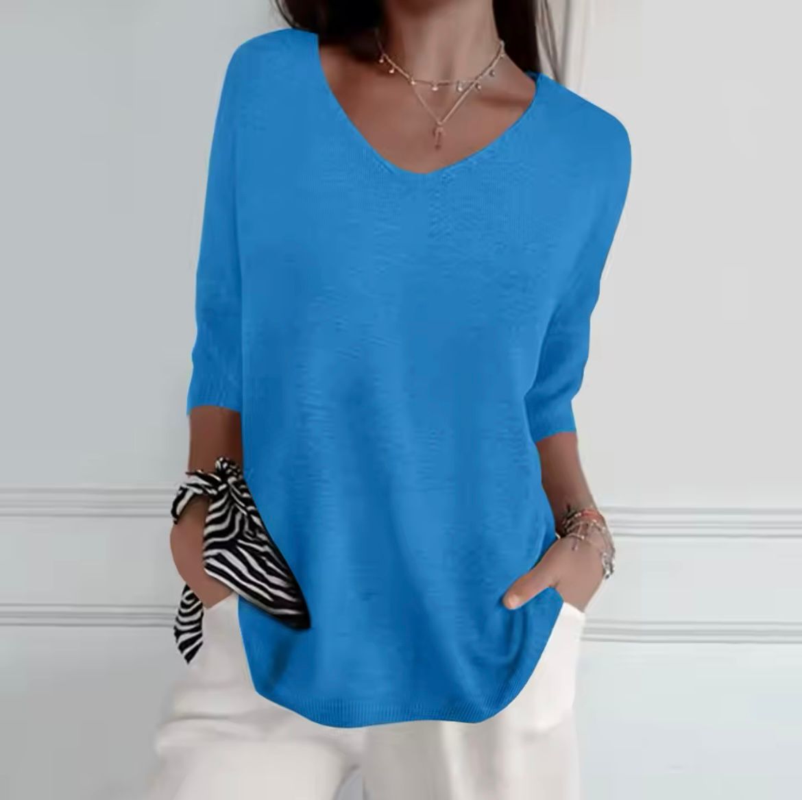 Gerda™ | Zomerse V-Hals Top