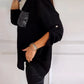Melina™ | Casual top met knopen en pailletten