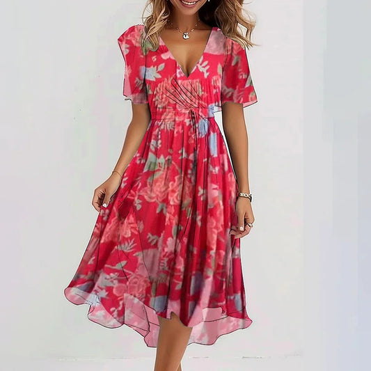 Grace ™ | Elegante jurk met korte mouwen