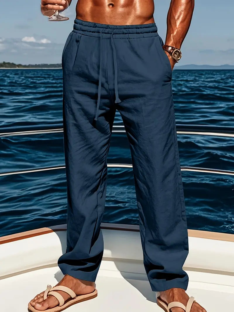 Lucas™ | Elegante Linnen Zomerbroek