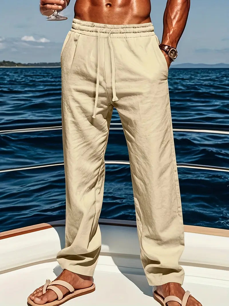 Lucas™ | Elegante Linnen Zomerbroek