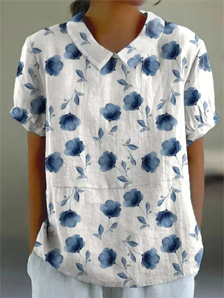 Karla™ | Bloemige Elegante Blouse