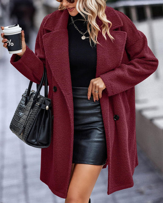 Amanda™ | Luxe Lange Pluche Jas
