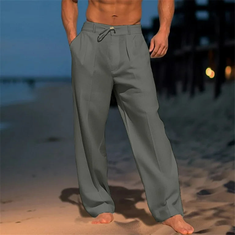 Matteo™ | Luchtige Linnen Broek