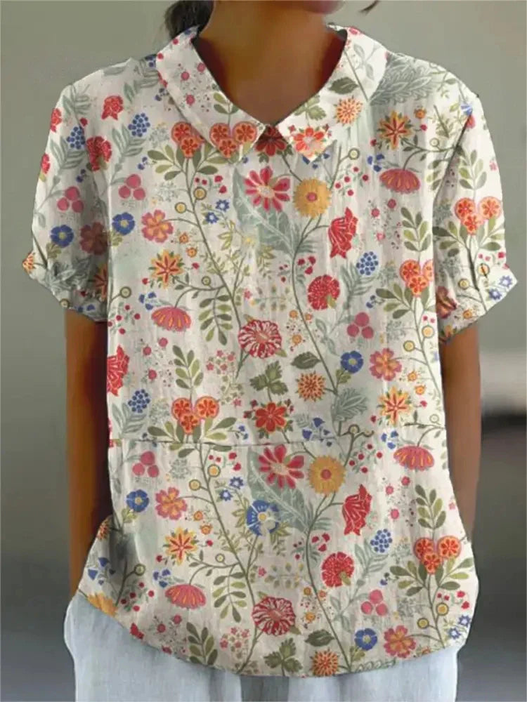 Karla™ | Bloemige Elegante Blouse