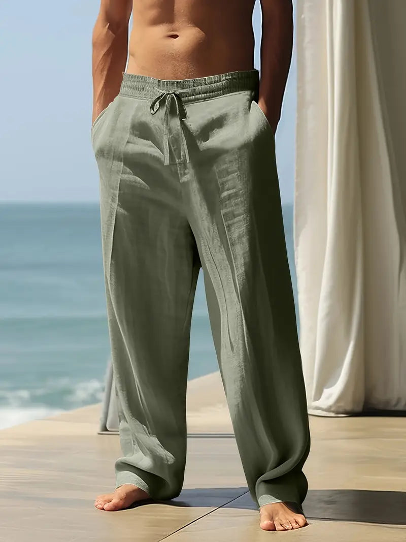 Lucas™ | Elegante Linnen Zomerbroek