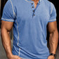 Lenoir™ | T-shirt à manches courtes boutonné