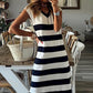 Francesca™ | V-Hals Midi Jurk